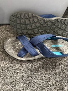 Northside Navy Blue Crisscross Kids Sandals